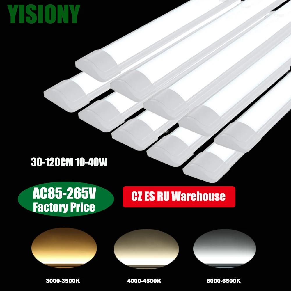 YISIONY-LED Ʃ , 60-120CM, 2 Ʈ 4 Ʈ, 110v-vac, LED  õ  ⱸ,  , 5 , 10 